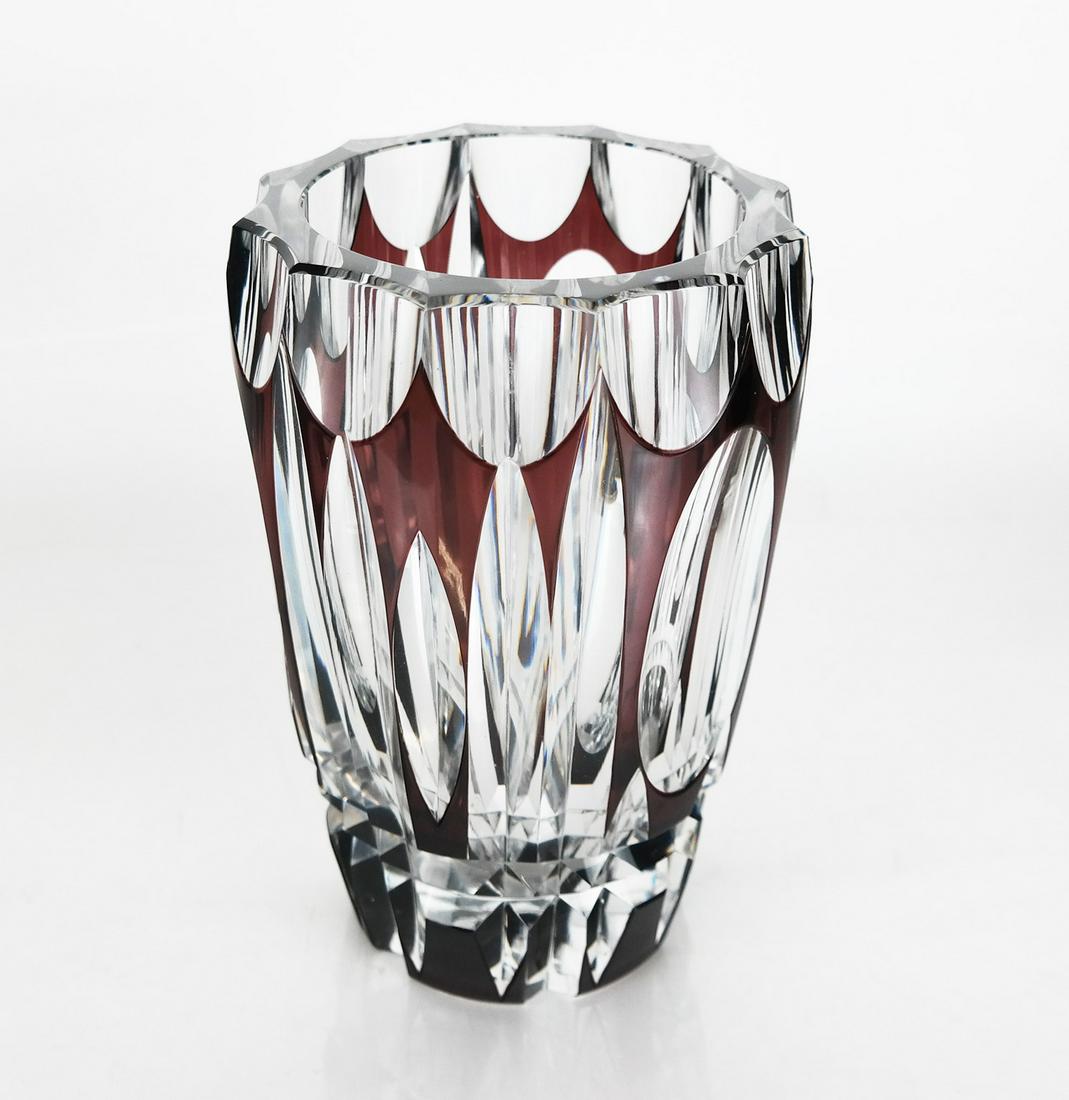 Fine Bohemian Crystal Heavy Vase (1 of 6)