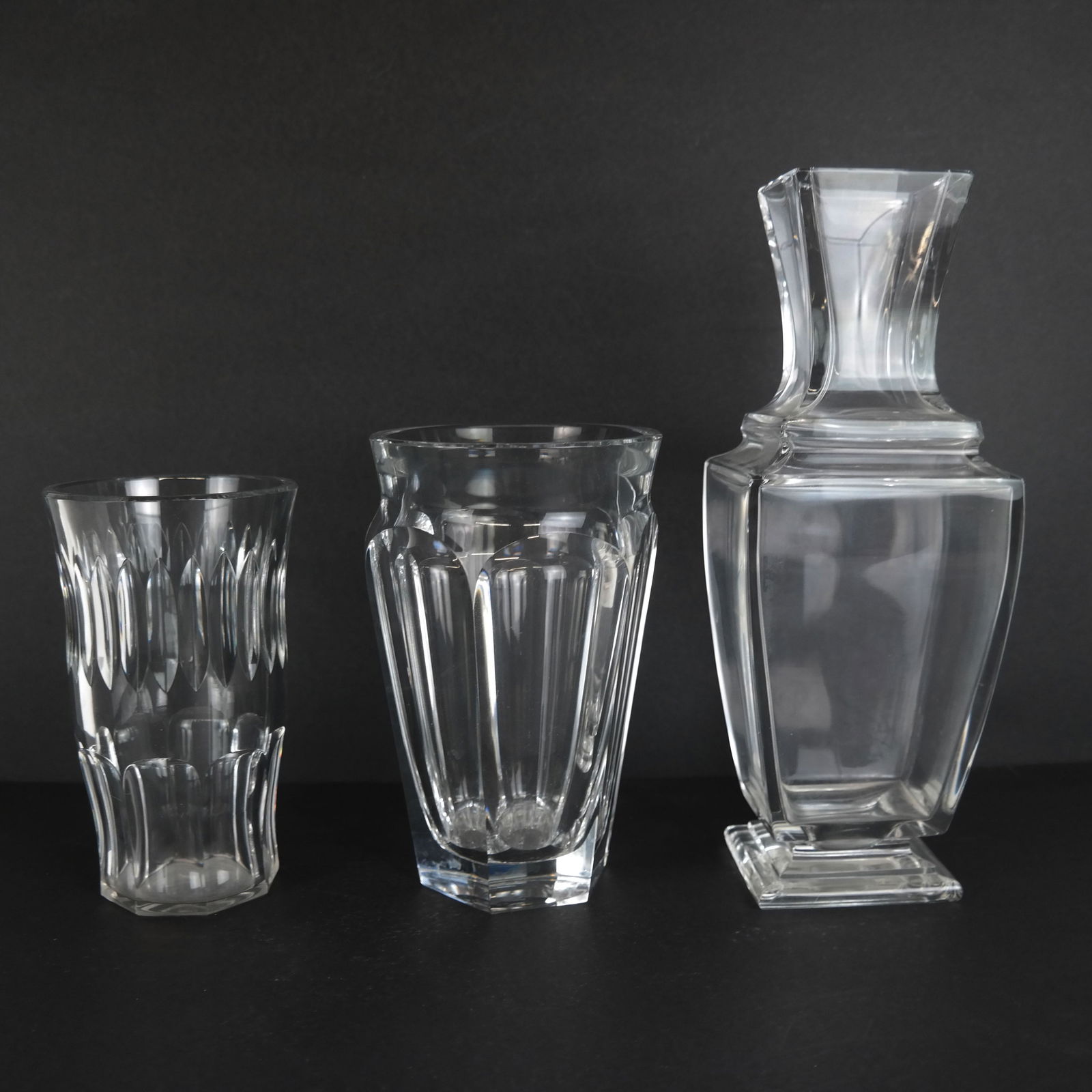 Three Baccarat Crystal Vases (1 of 16)