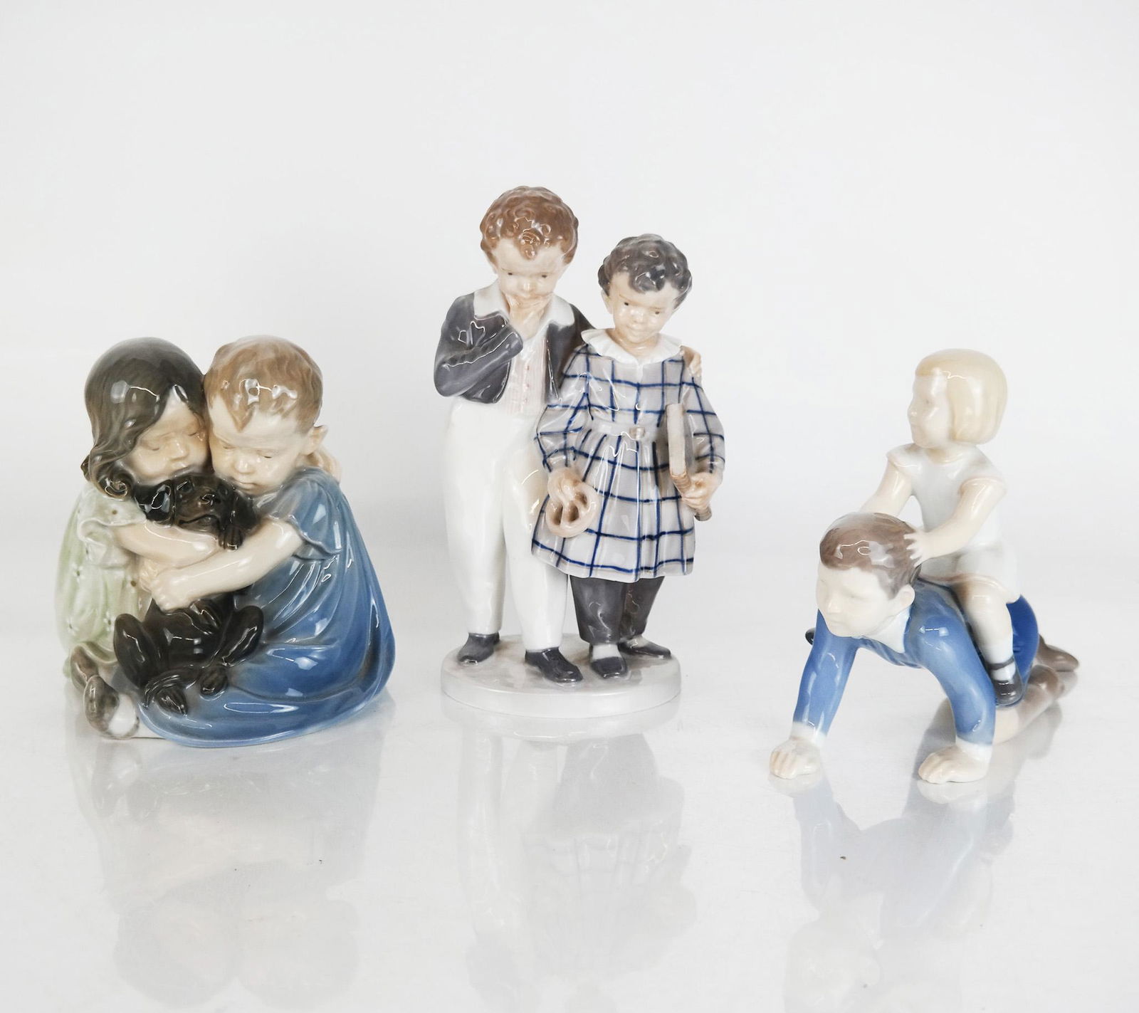 Three Royal Copenhagen Children Groups (1 of 7)