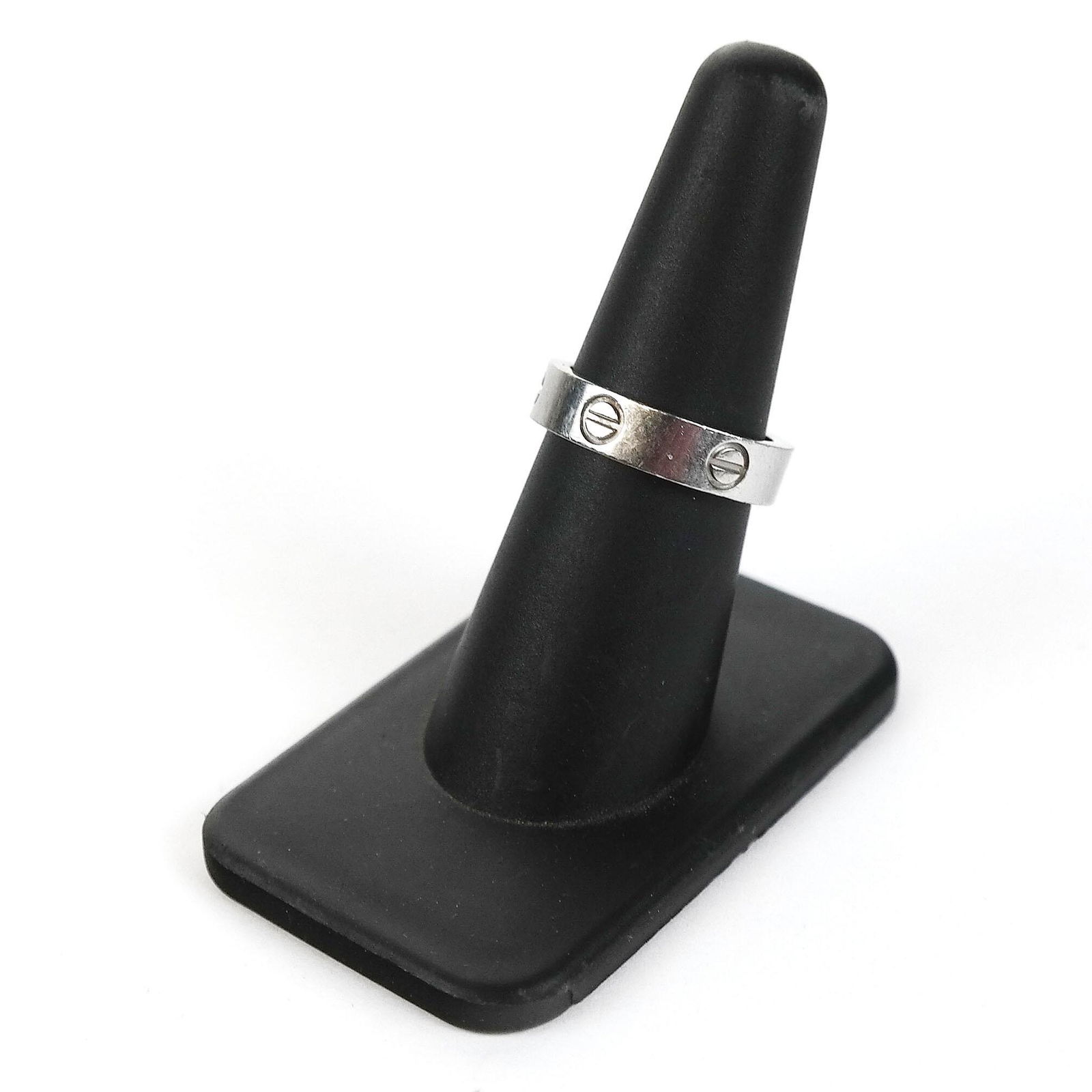 Cartier 18K White Gold "Love" Ring (1 of 9)