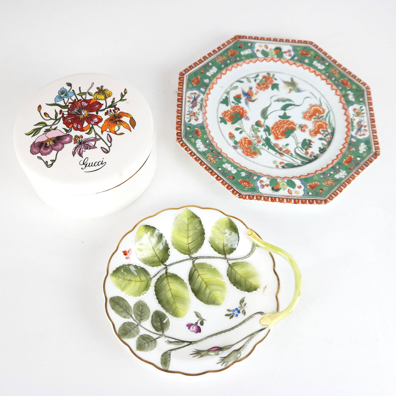 Three Porcelain Table Articles, Incl. Gucci (1 of 14)