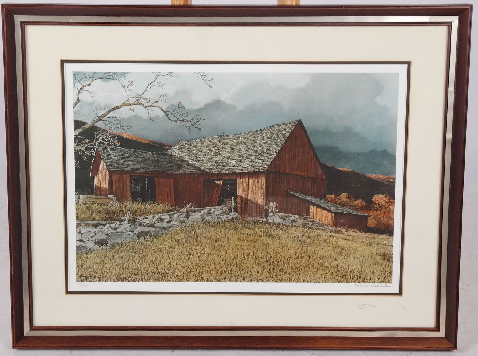 Eric SLOANE: "The Red Barn" - Lithograph (1 of 7)