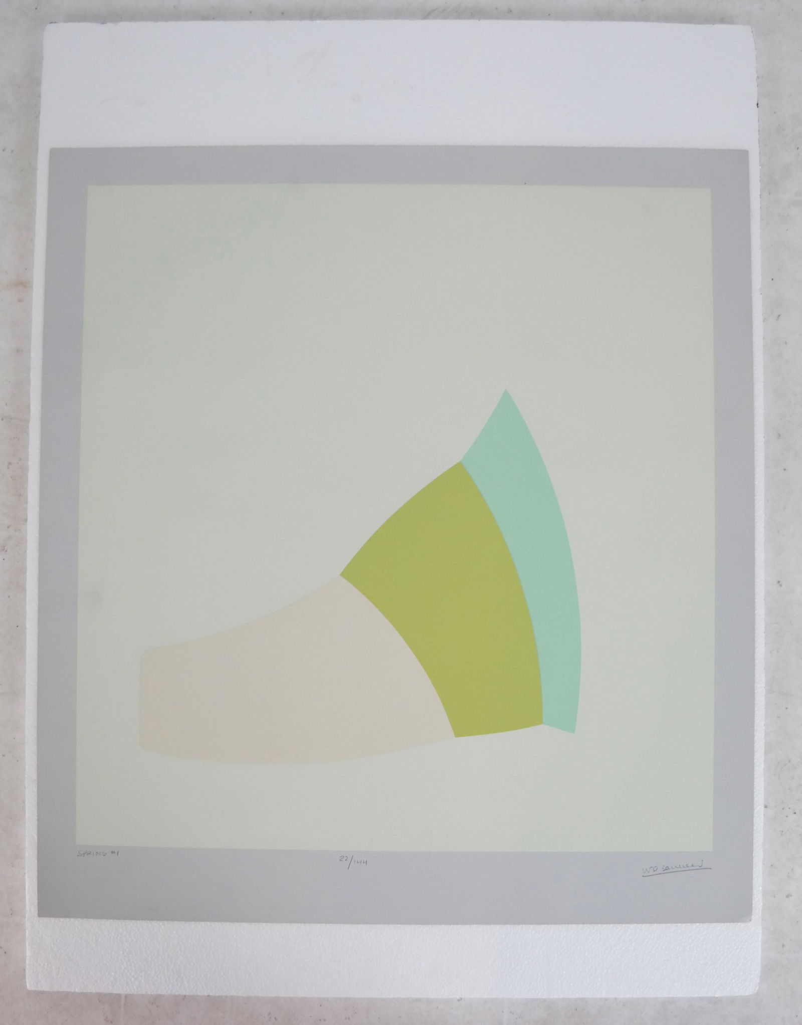 Walter Darby BANNARD: Silkscreen Print (1 of 7)