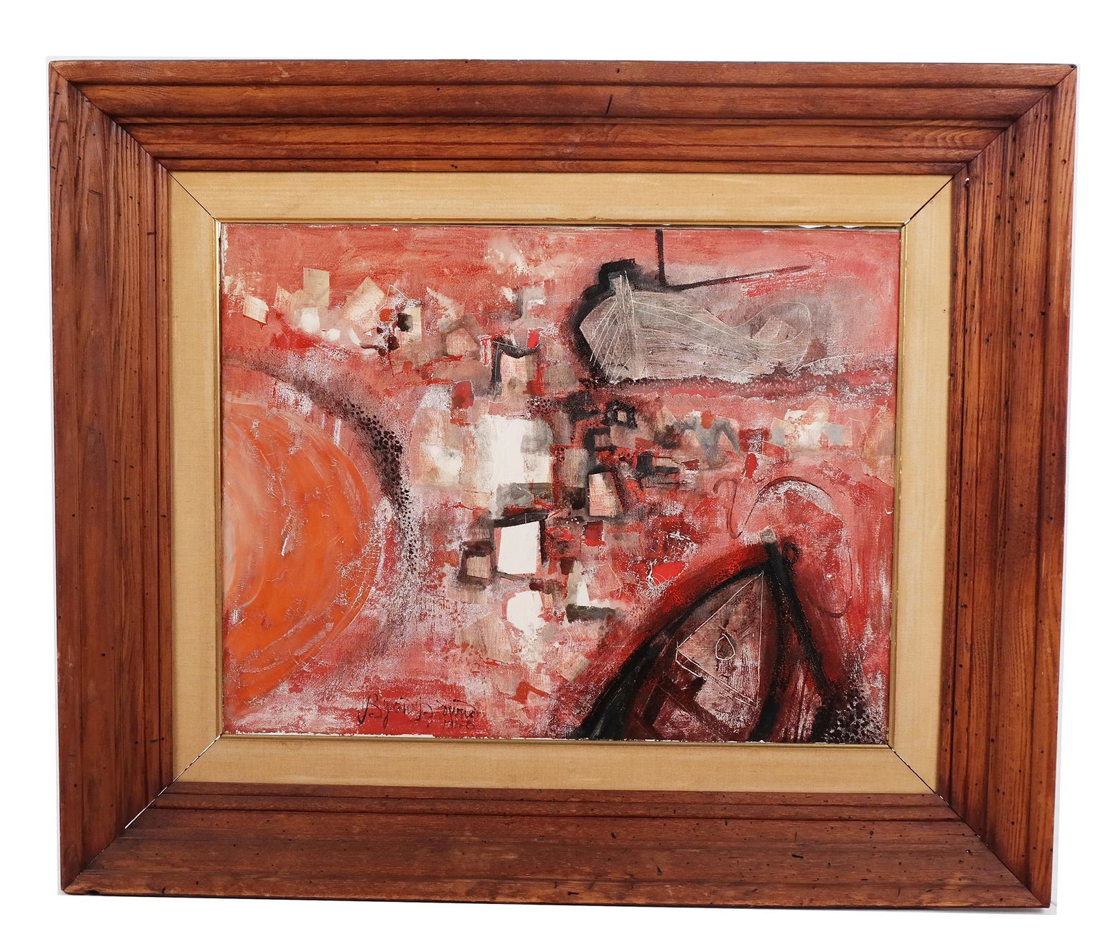 Byron BROWNE: "Sunset on the Beach..." - Painting (1 of 6)