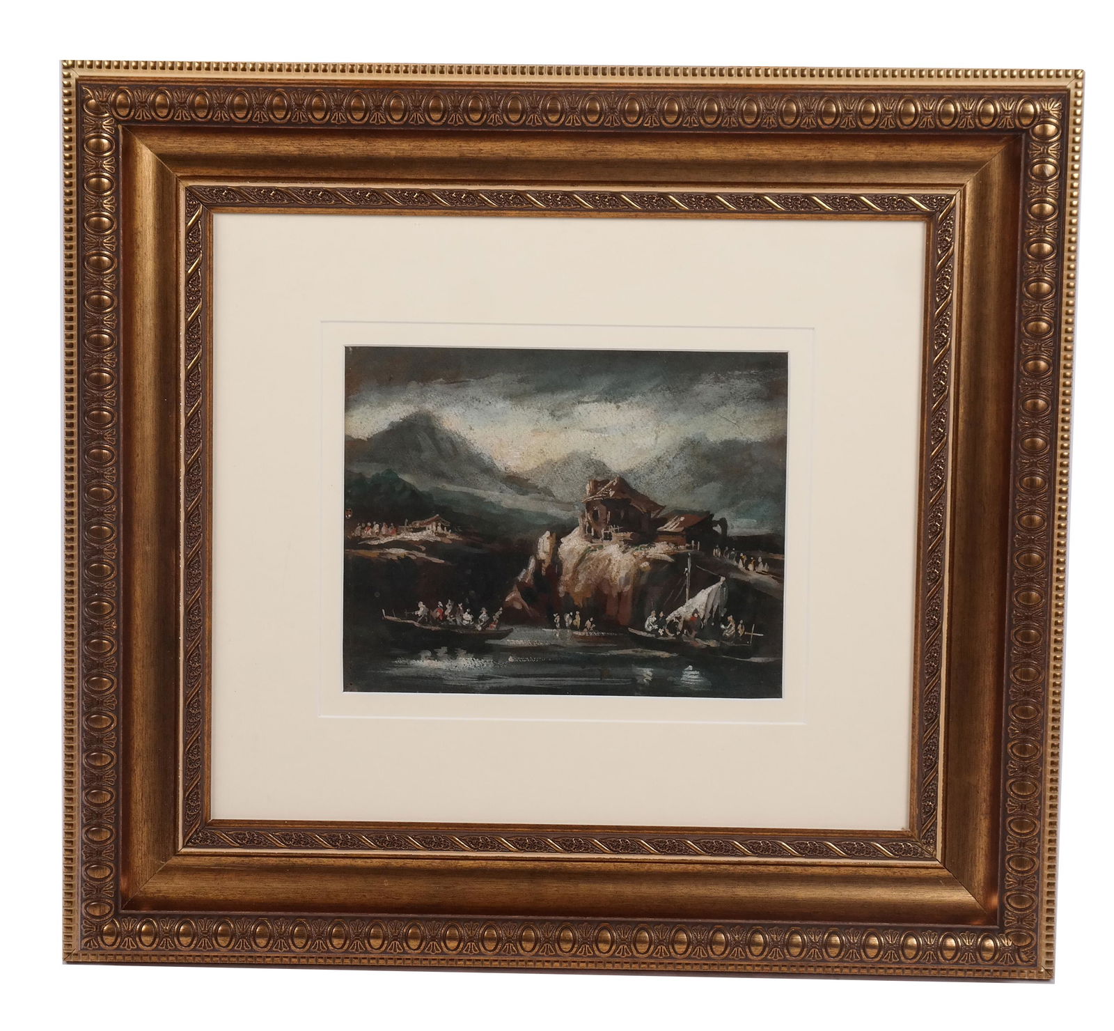 Eugenio Lucas VELAZQUEZ: "Barcas en la Costa" (1 of 6)