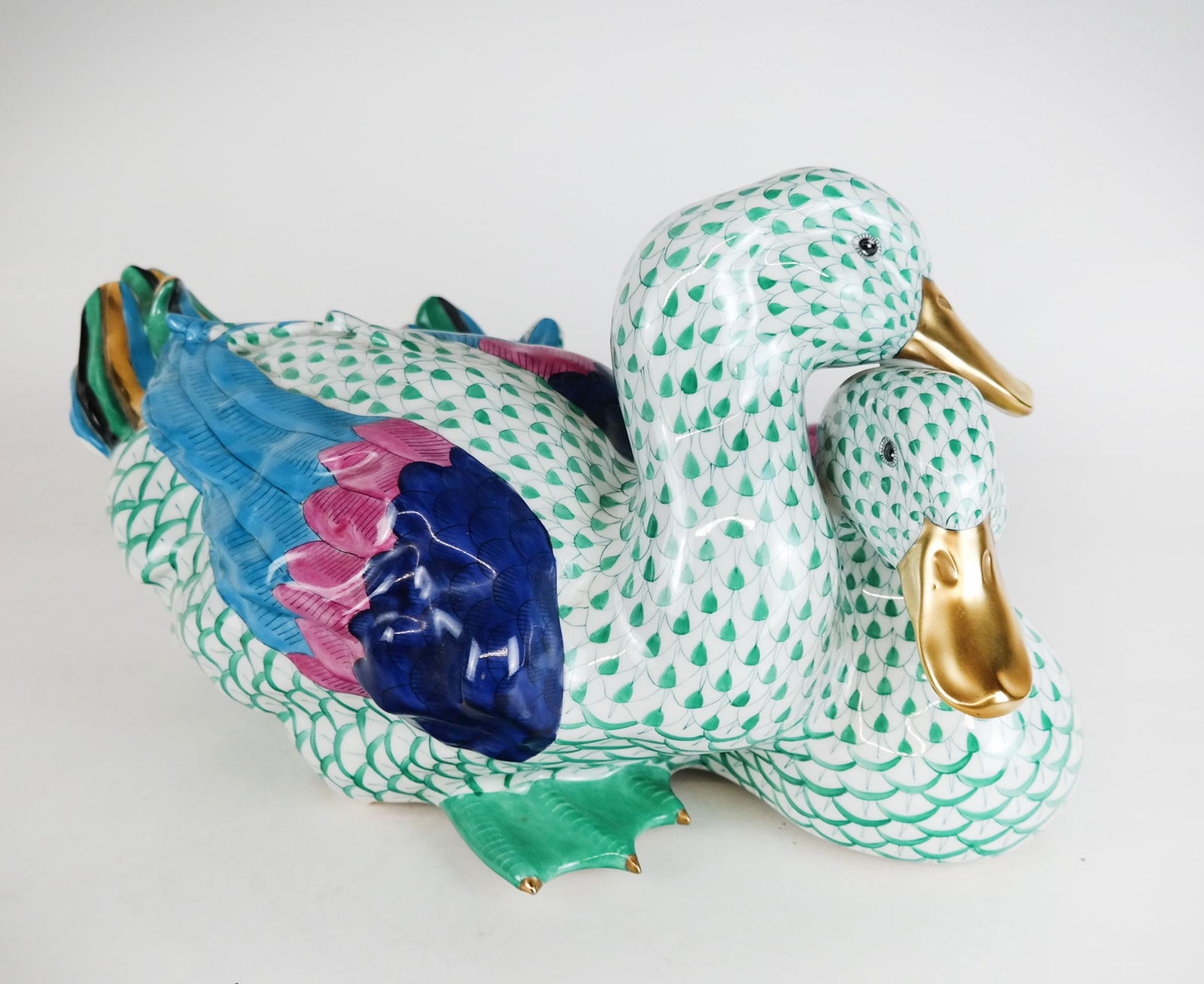 Large Herend Group - Two Ducks (1 of 8)