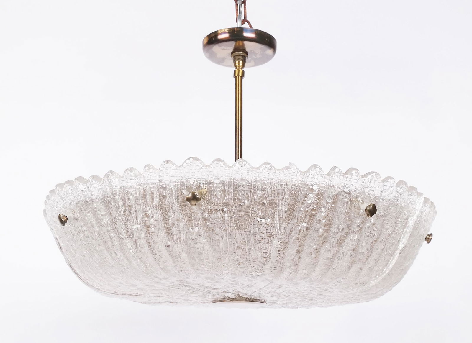 Swedish Glass Fixture Attr Carl Fagerlund for Orrefors (1 of 9)