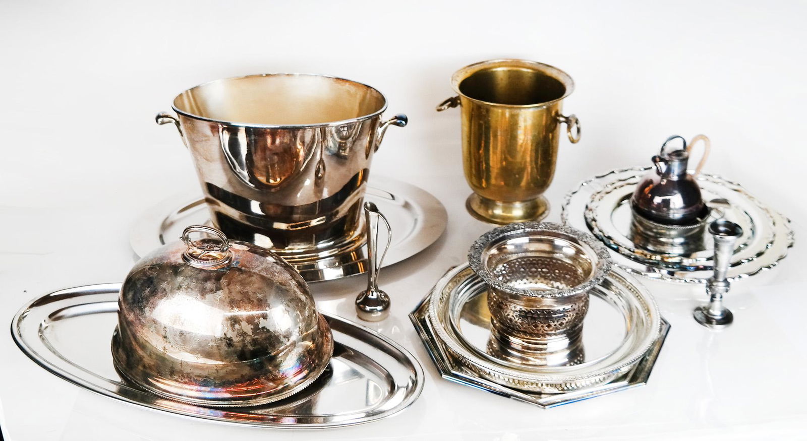 Lot of Silver Plate Articles (1 of 15)