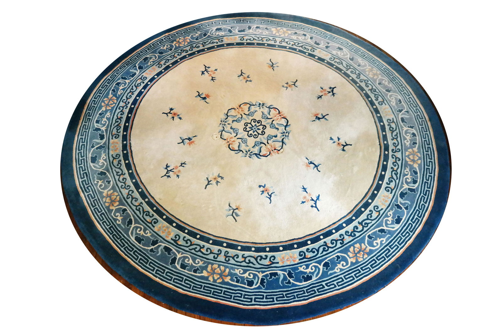 Chinese Ningxia-Style Circular Rug (1 of 11)