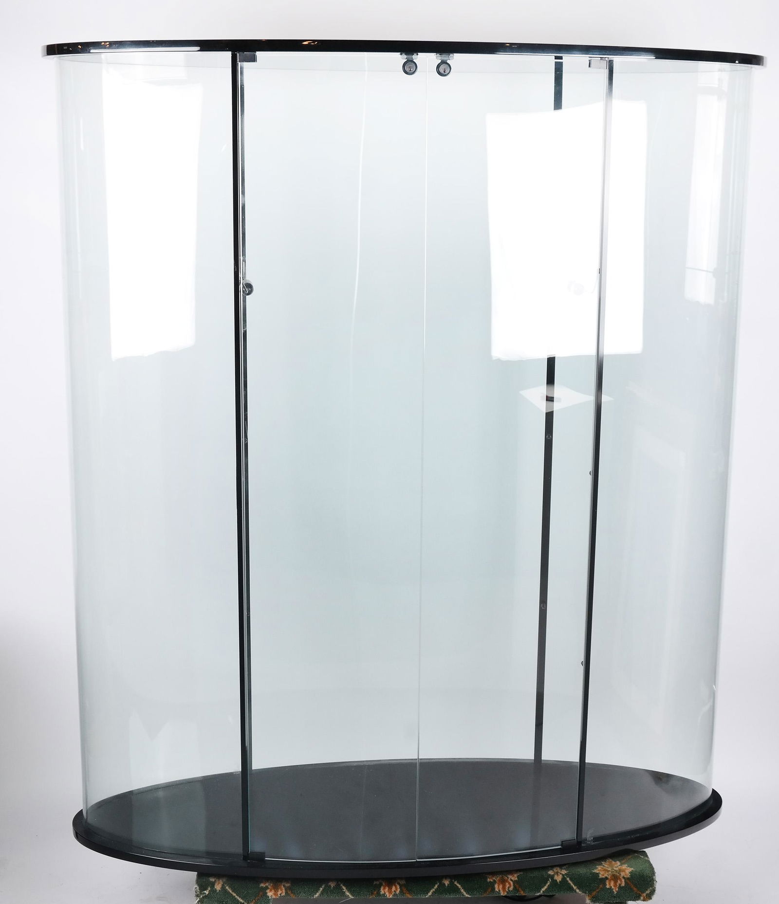 Pace Collection "Elisse" Glass Vitrine Cabinet (1 of 8)