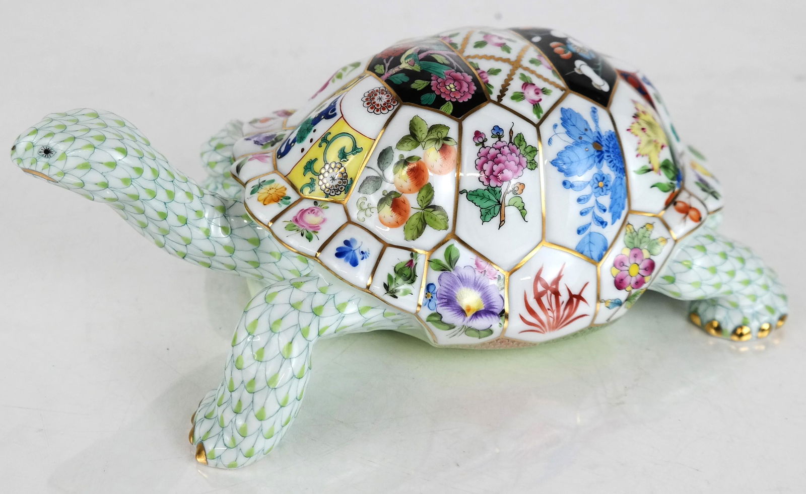 Limited Edition Herend Turtle in Box (1 of 7)