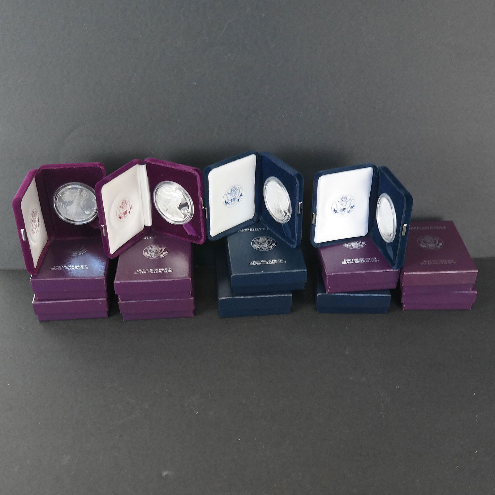 Ten (10) American Eagle 1 Oz. Silver Coins (1 of 4)