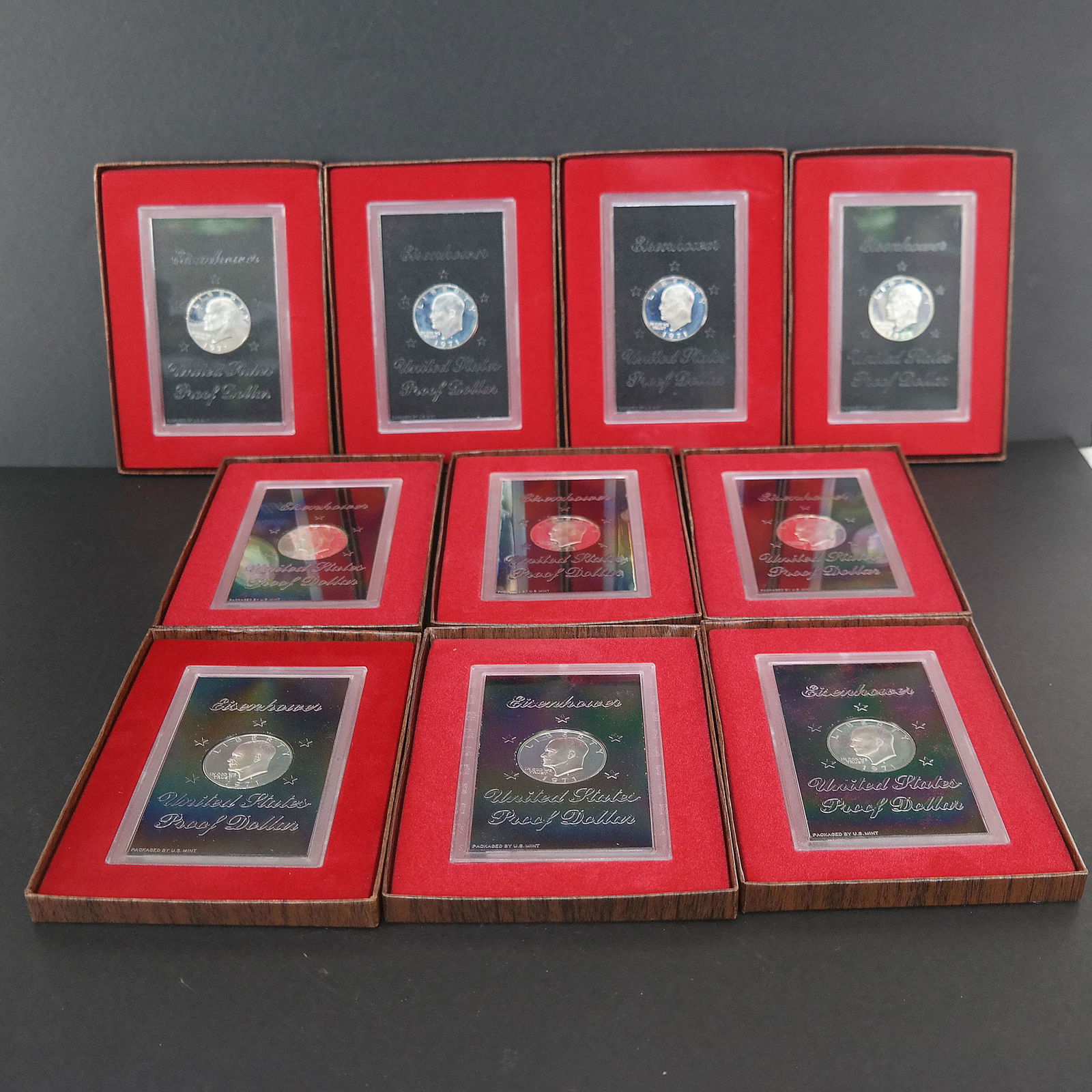 Eisenhower U.S. Proof Dollars 1971 (10) (1 of 6)