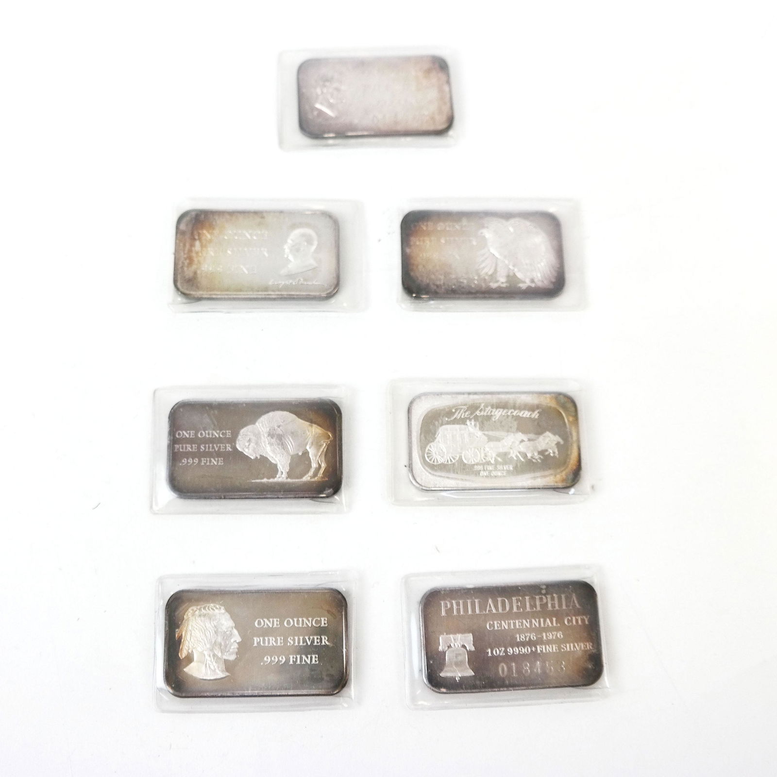 Seven (7) .999 Silver One-Ounce Ingots (1 of 15)