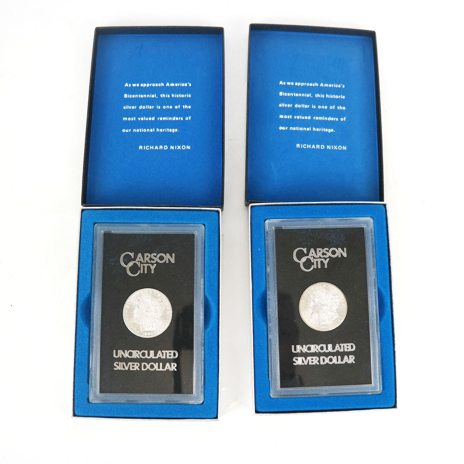 Two Carson City Silver Dollars, 1884 (1 of 7)