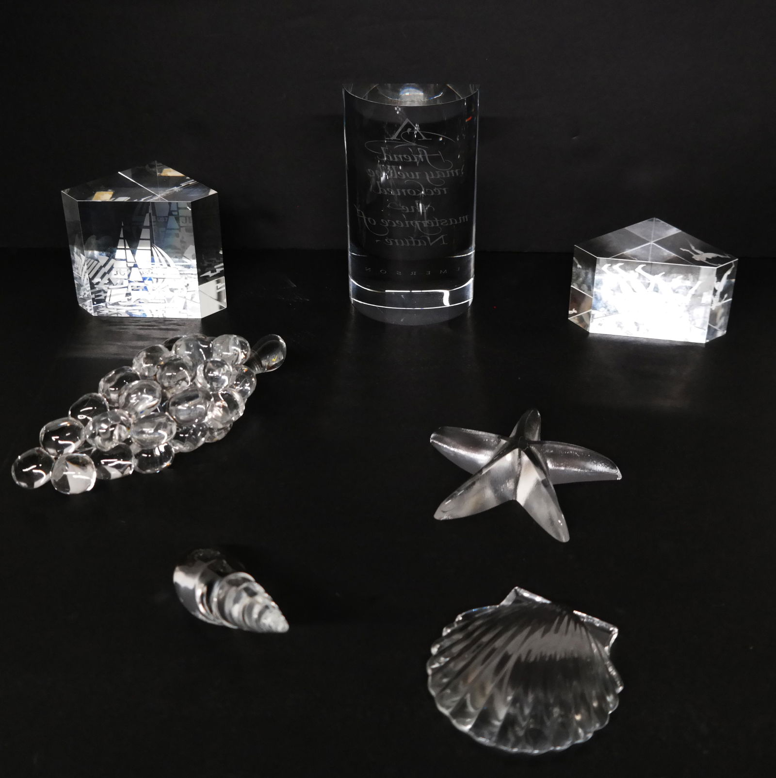 7 Assorted Glass Sculptures (1 of 12)