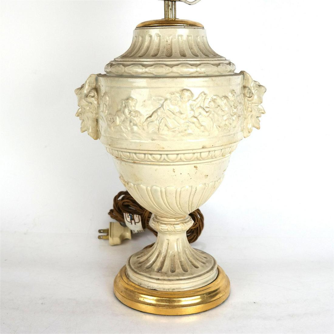 Figural Ceramic Urn-Form Table Lamp (1 of 11)