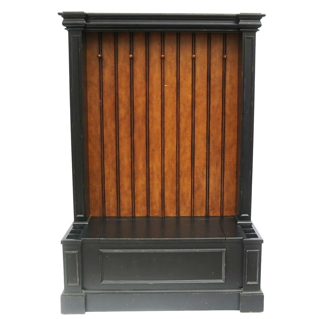 Modern Hall Coat Stand Tree Bench (1 of 9)