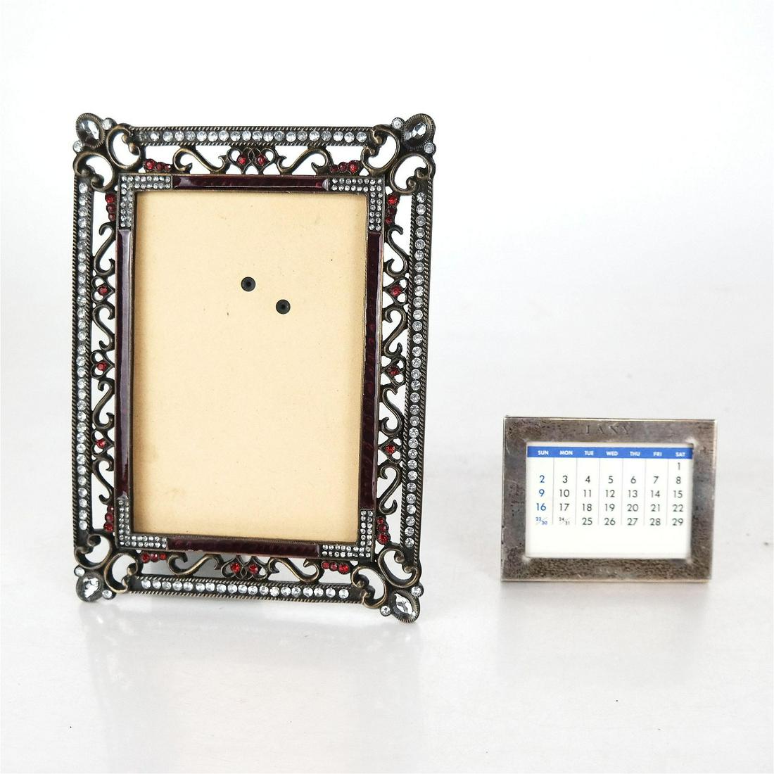 Tiffany & Co. Makers Sterling Frame, and Another (1 of 7)