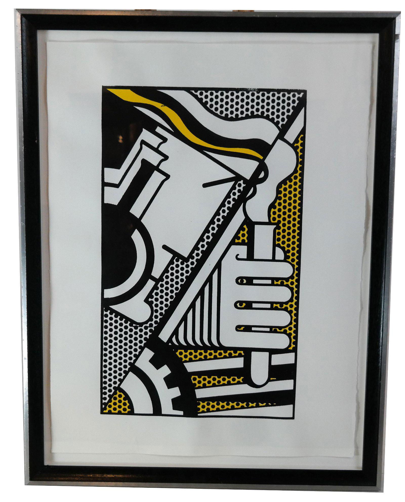 After Roy LICHTENSTEIN: Hand - Screenprint (1 of 6)