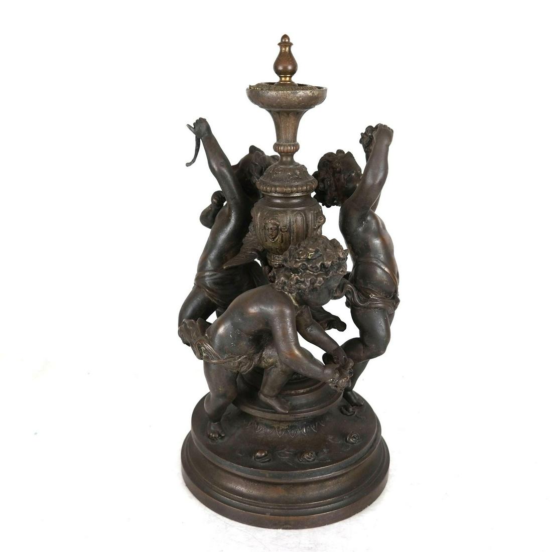 Gilt Metal Putti Figural Group (1 of 8)