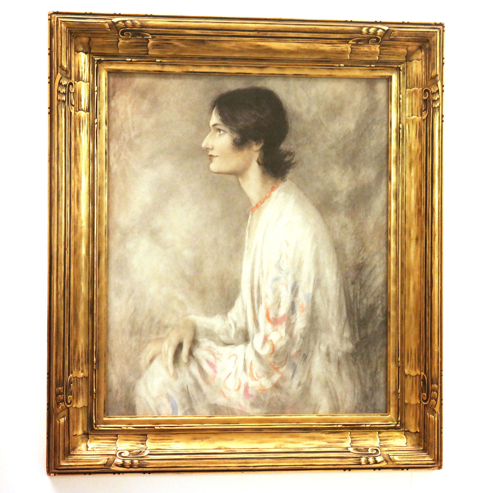 Frank W. BENSON: Portrait - Mixed Media (1 of 8)