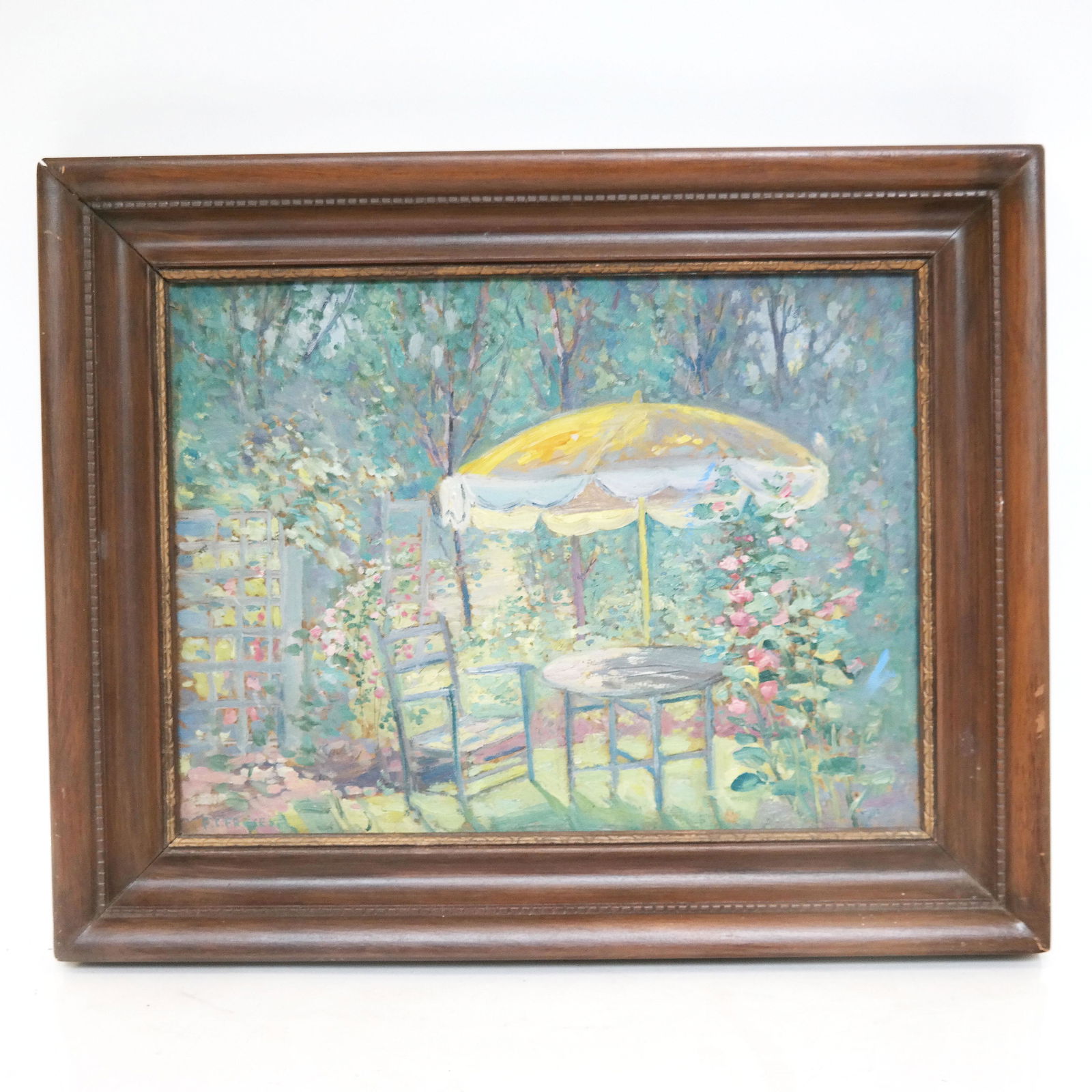 After Frederick Carl FRIESEKE: Garden Scene - O/B (1 of 6)