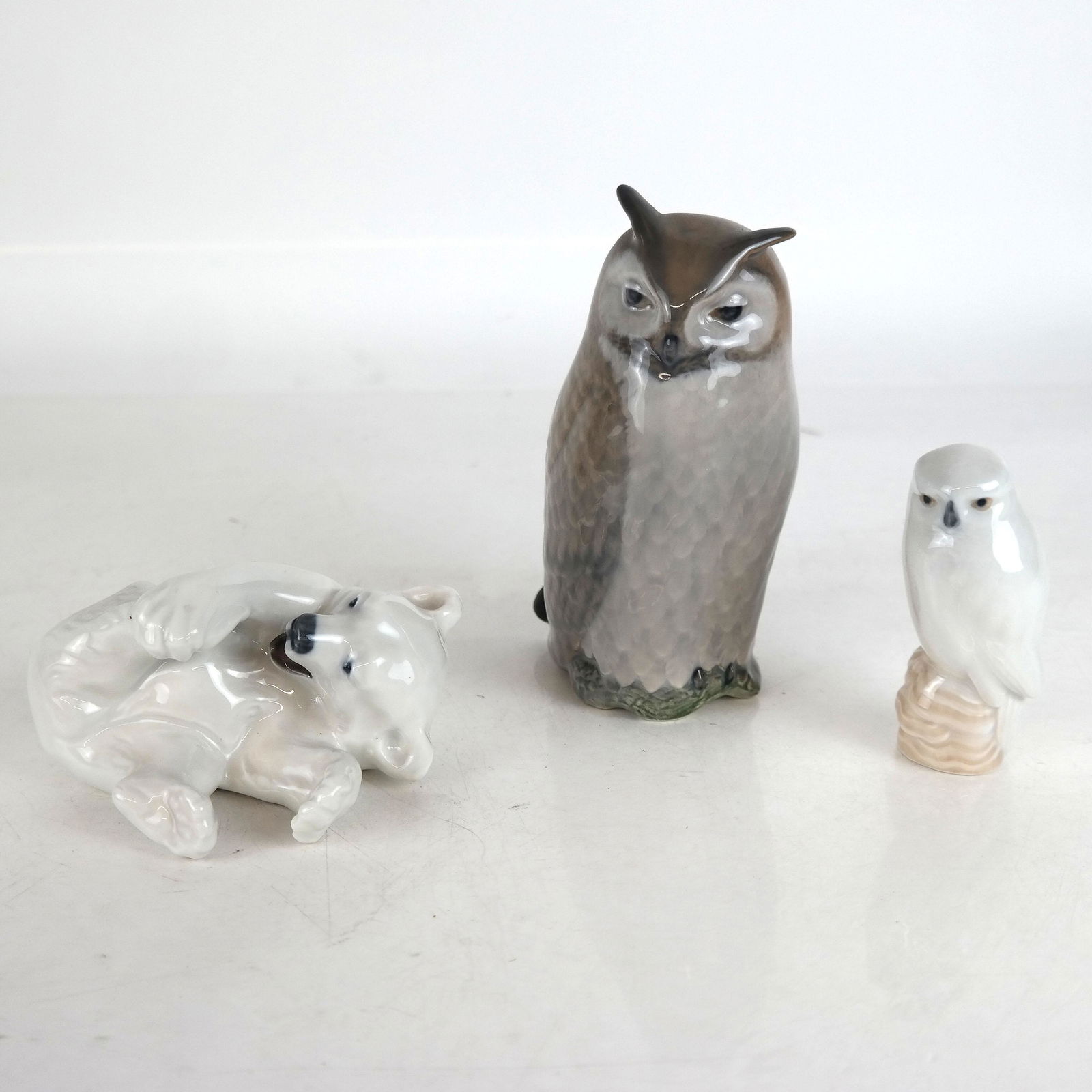 Royal Copenhagen Two Owls & Bear (1 of 8)