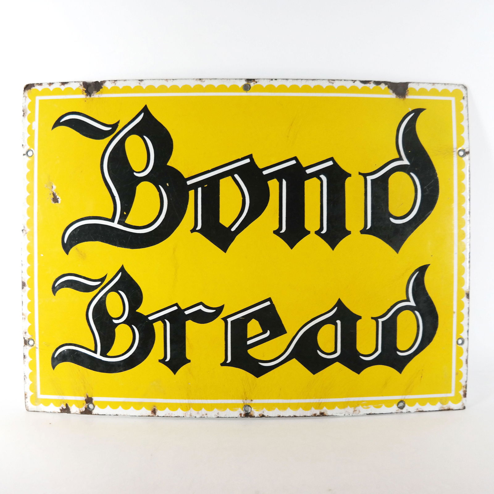 Vintage Enameled Metal Sign (1 of 10)