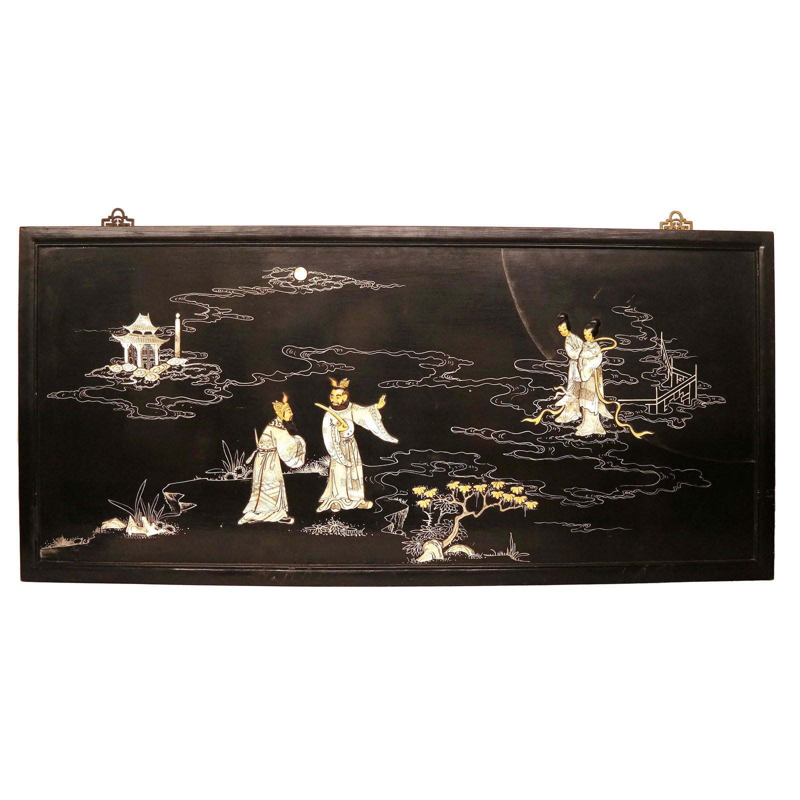 Japanese Hardstone Figural Panel (1 of 9)