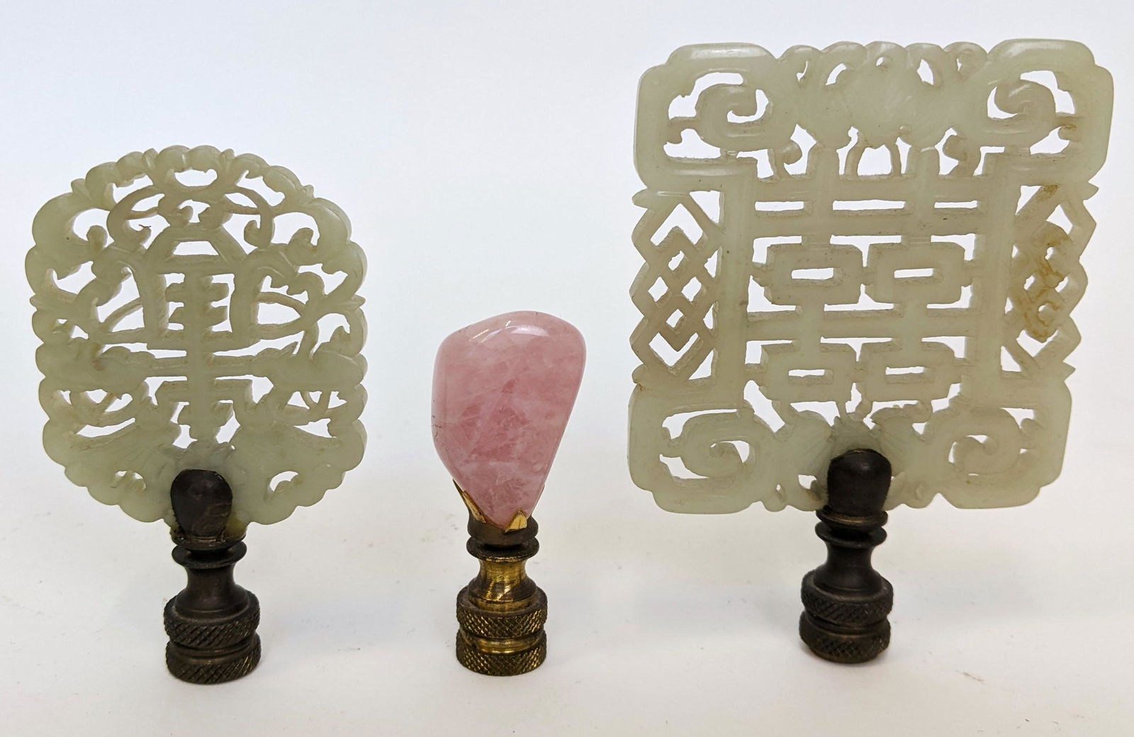 Three Asian Jade Lamp Finials (1 of 20)