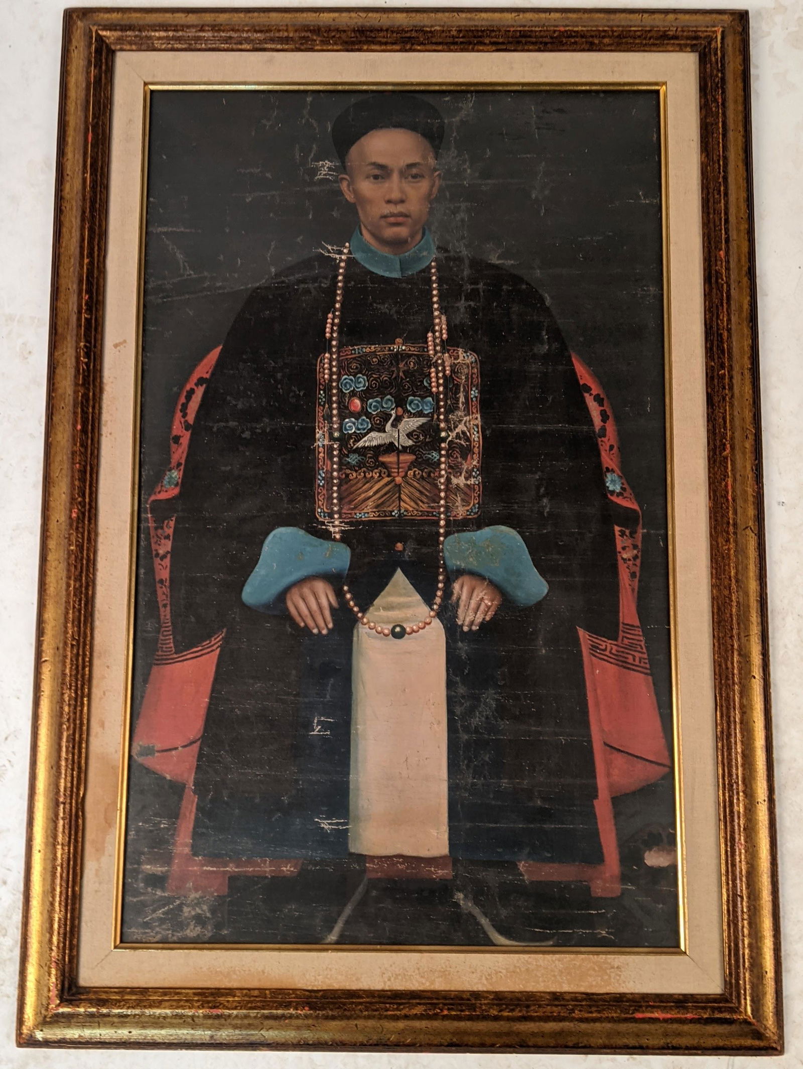 Late Qing Dynasty School Ancestor Portrait (1 of 11)