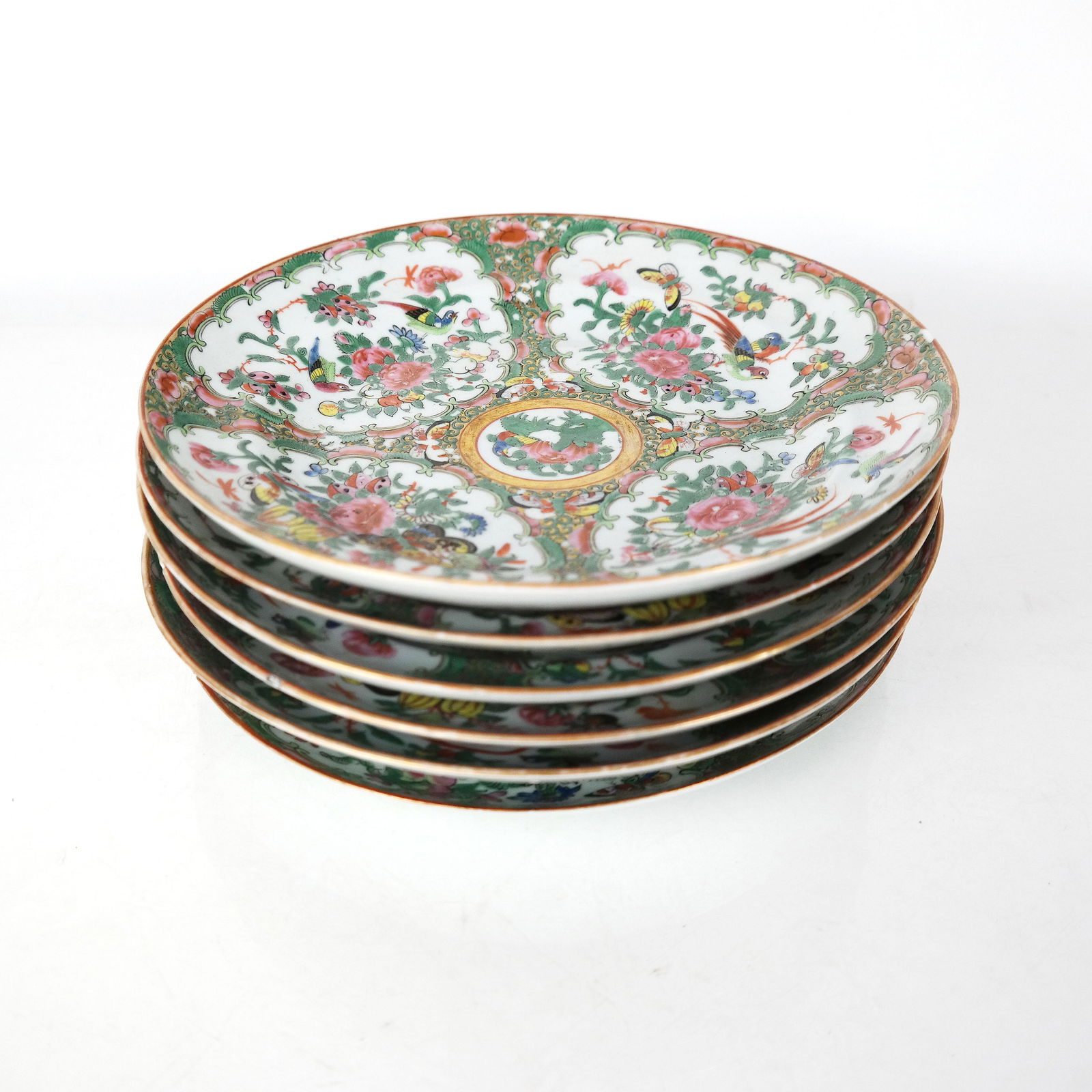 Six Rose Medallion Dishes (1 of 13)