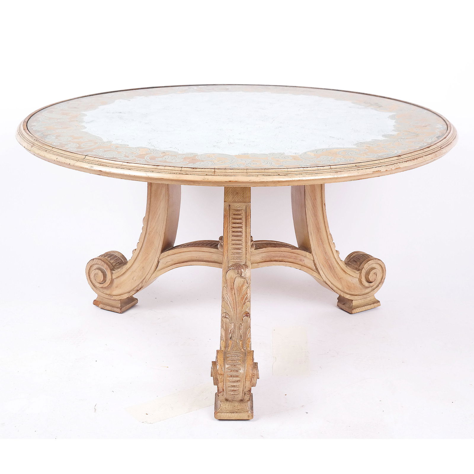 Venetian-Style Mirror Top Coffee Table (1 of 7)
