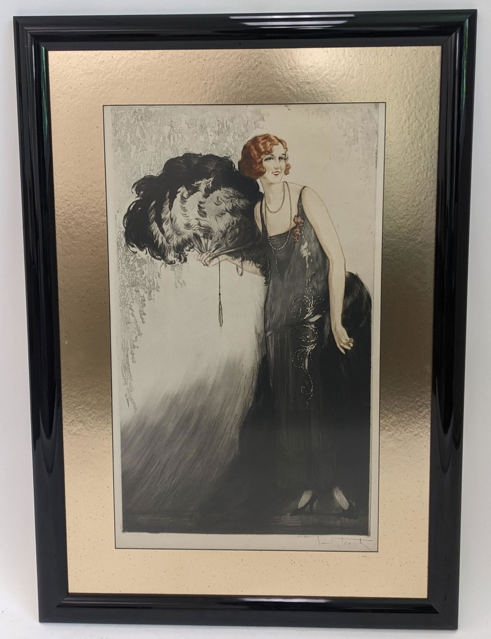 Framed Louis ICART-Style Print (1 of 10)