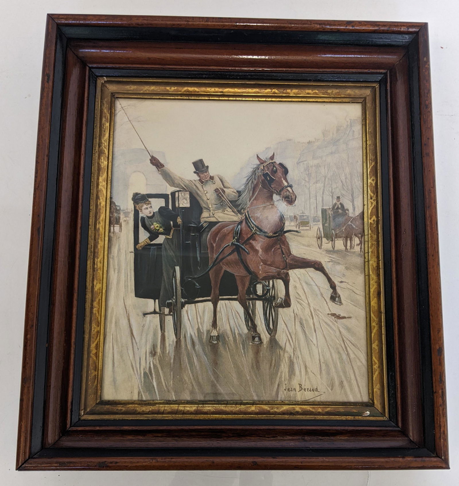 Jean BERAUD: Horse & Carriage - Painting (1 of 10)