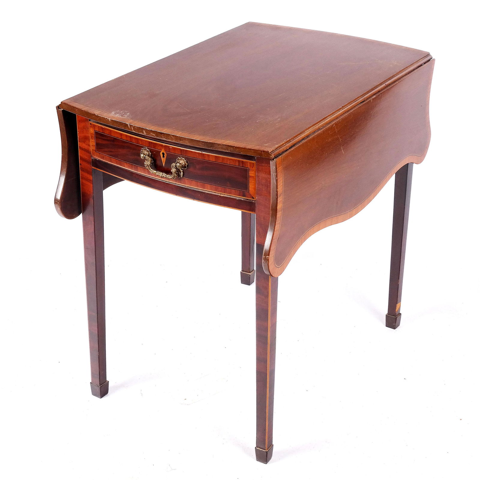 Late George III Mahogany Pembroke Drop Leaf Table (1 of 9)