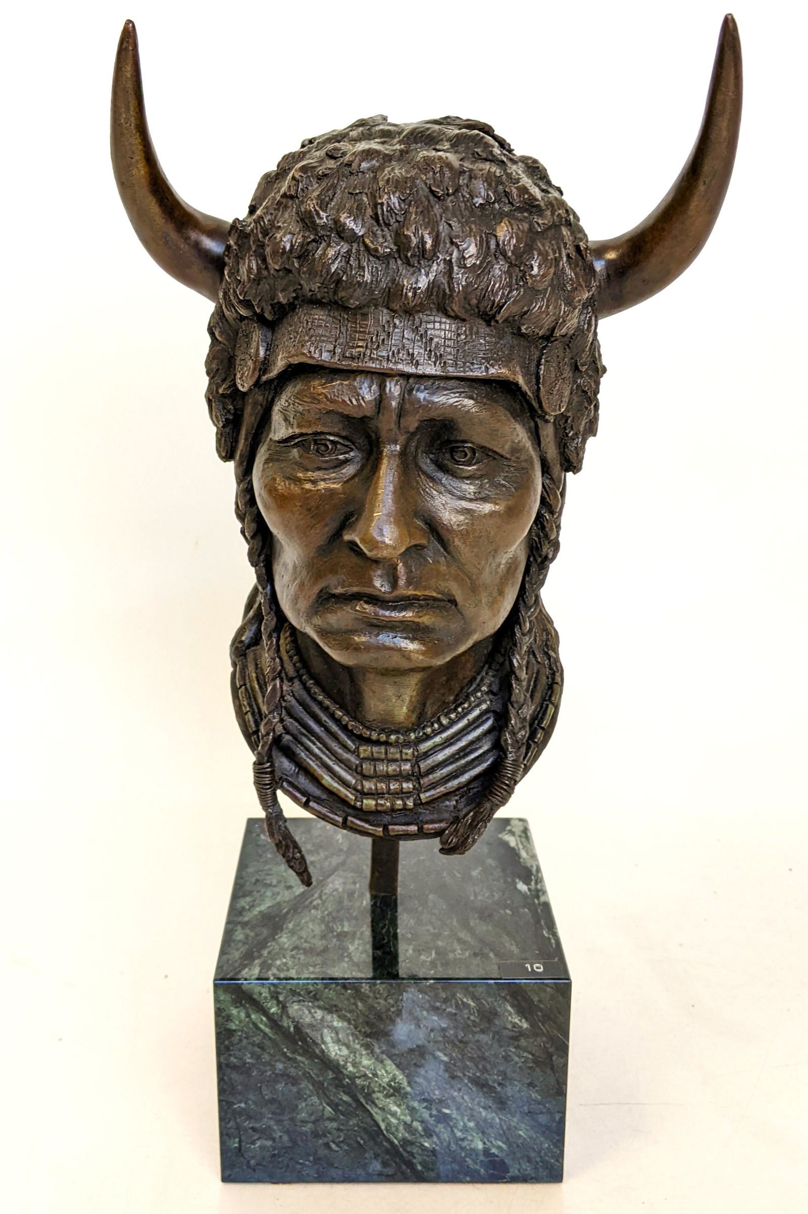 Gerson FRANK: Bronze Bust on Marble Base (1 of 18)