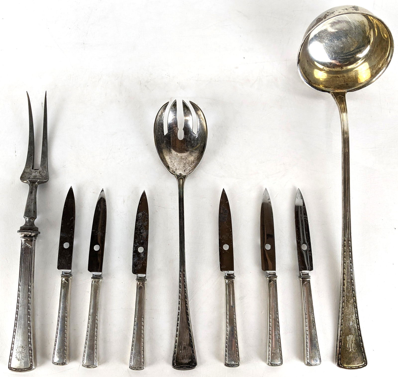 Goldschmidt .800 Silver Table Articles (9) (1 of 16)