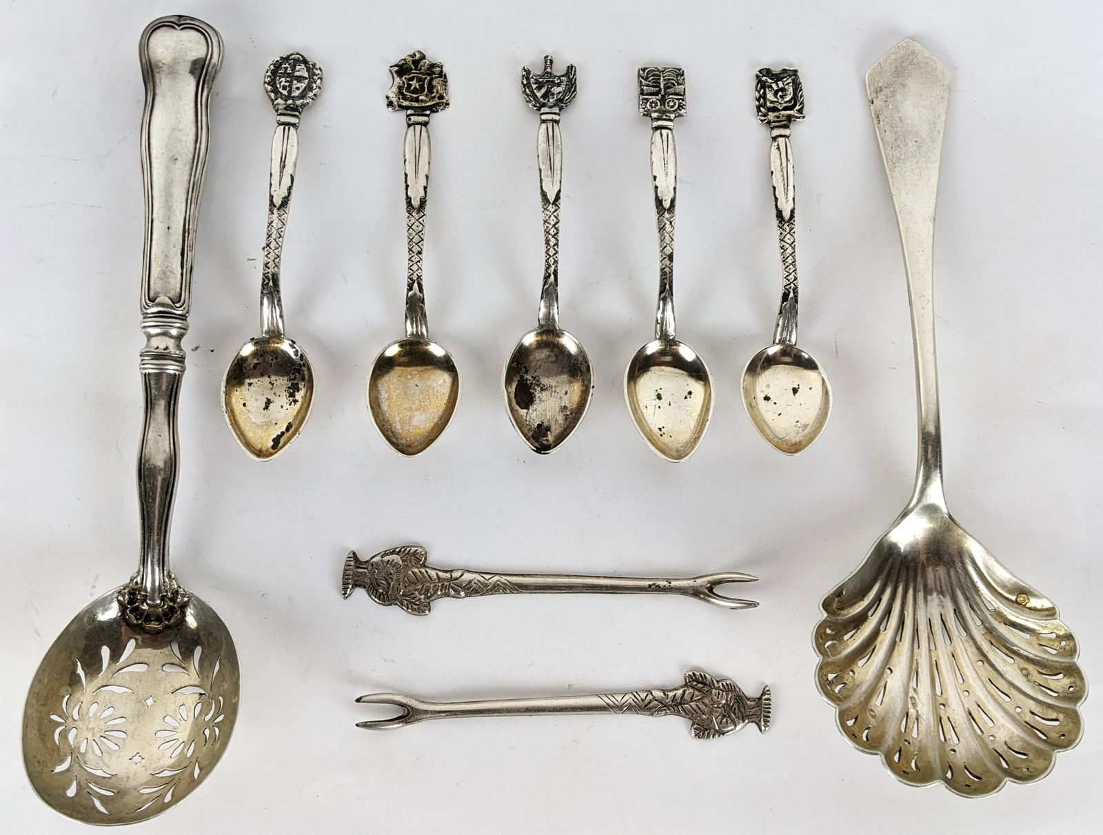 Two Sterling Silver Strainers, & Seven Other Items (1 of 17)