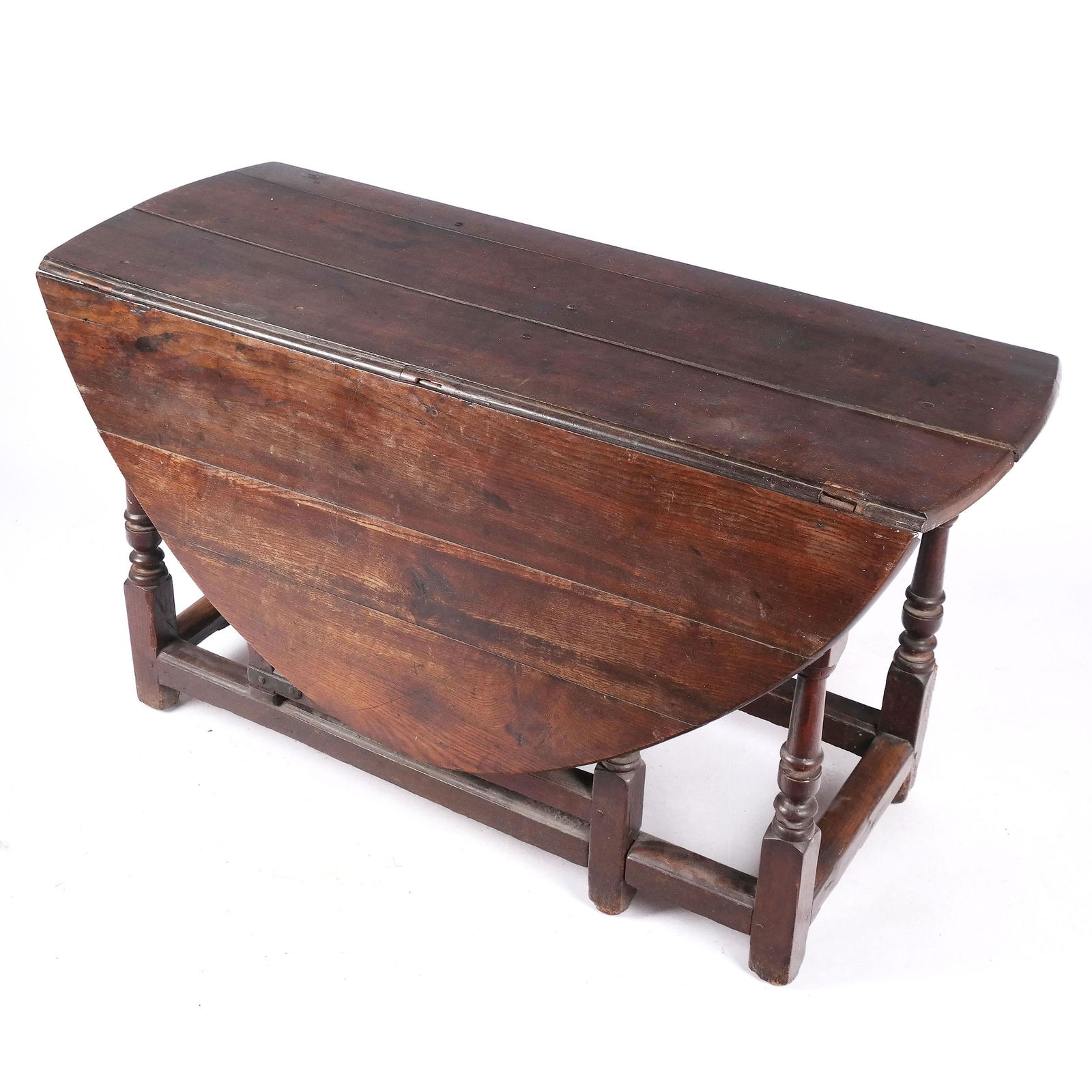 William & Mary Oak Drop Leaf Table (1 of 13)