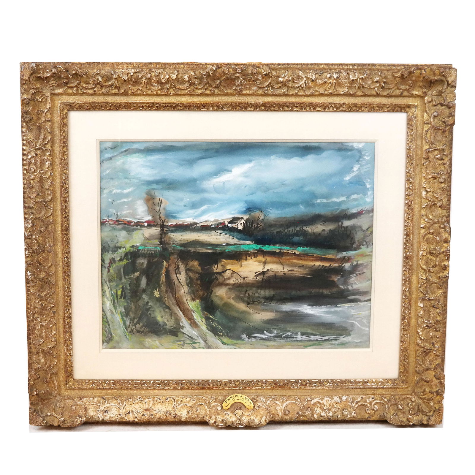Maurice de VLAMINCK: "Paysage de Caen-Normandy" (1 of 11)