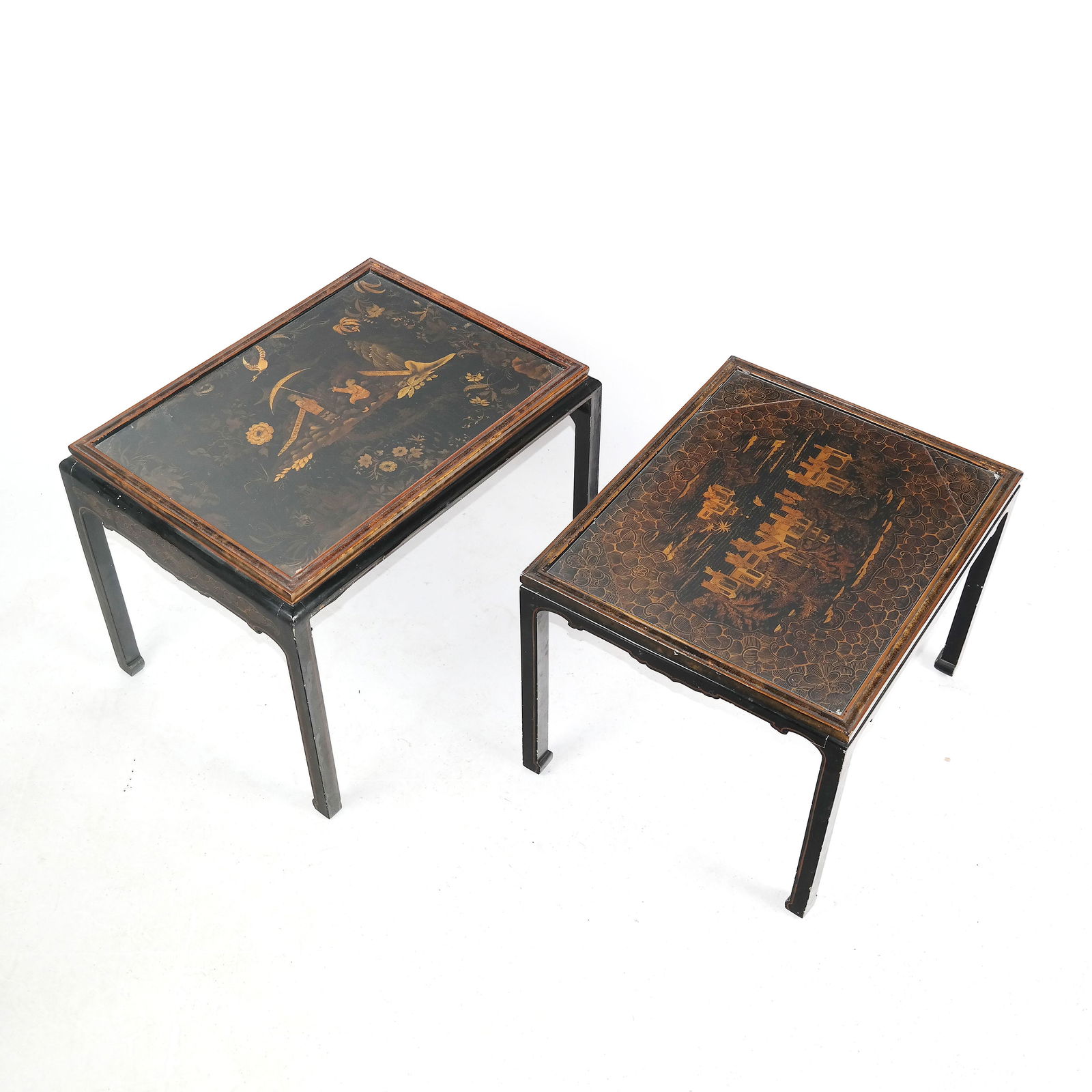 Nest of Two Chinoiserie Low Tables (1 of 14)