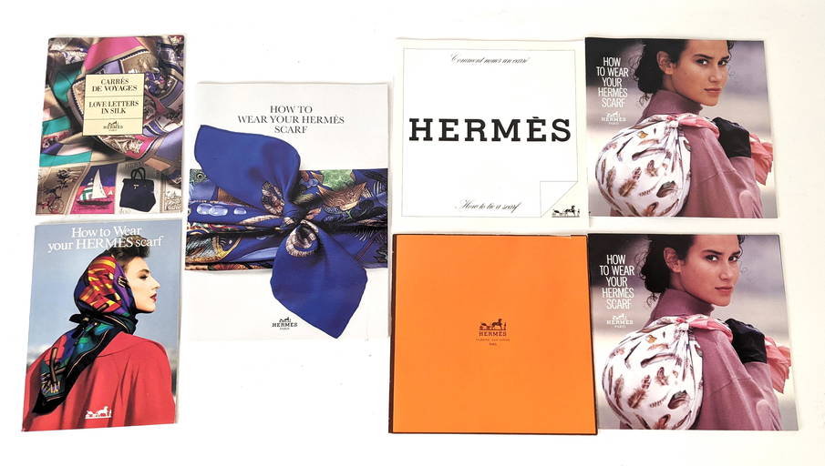 Lot of 7 Hermes Scarf Books (0555) on Jun 11, 2022 Roland NY in NY