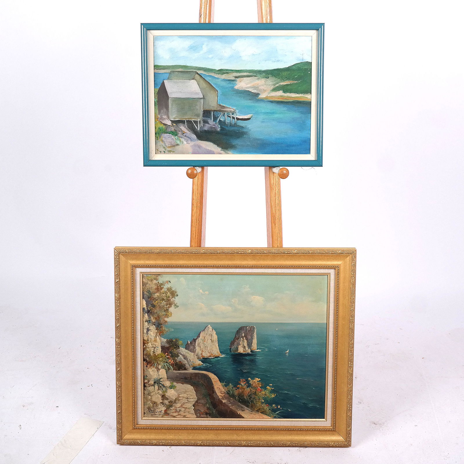 Two Ocean Scene Paintings (1 of 12)