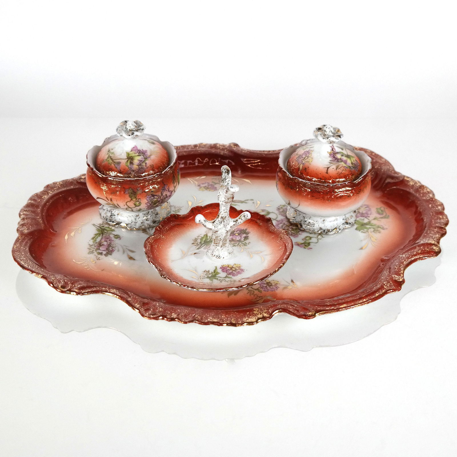 4-Pc. Continental Porcelain Table Garniture (1 of 9)