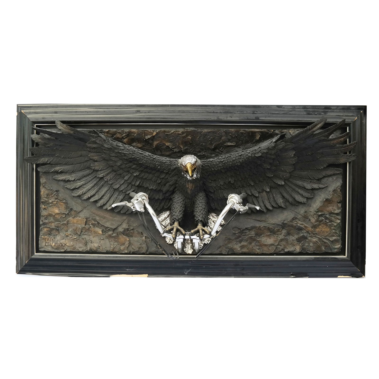 Bill Mack Harley Davidson Wall Sculpture (1 of 15)