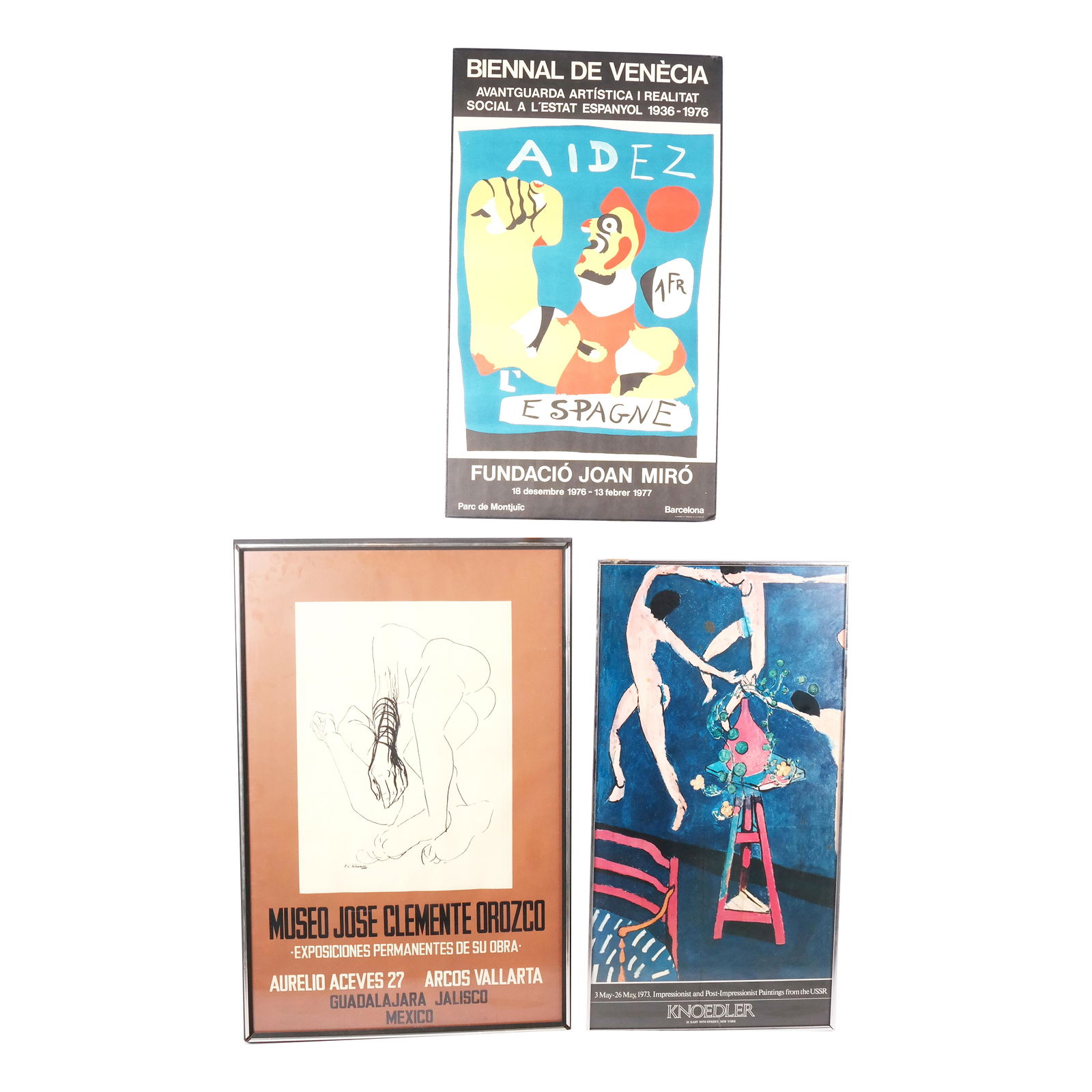 Lot of Three Promo Posters - Joan Miro & More (1 of 14)