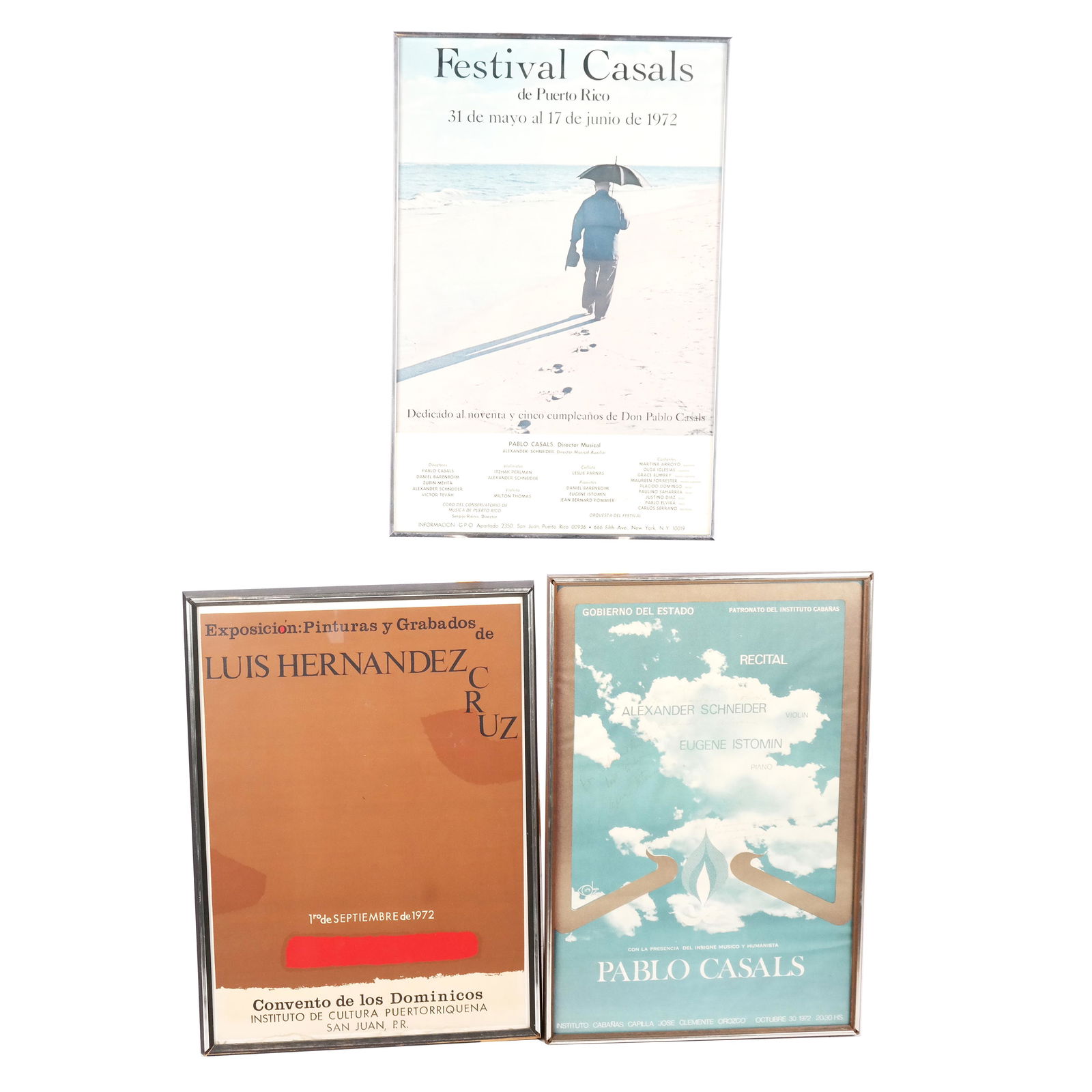 Lot of Three Promo Posters - Puerto Rico & More (1 of 13)