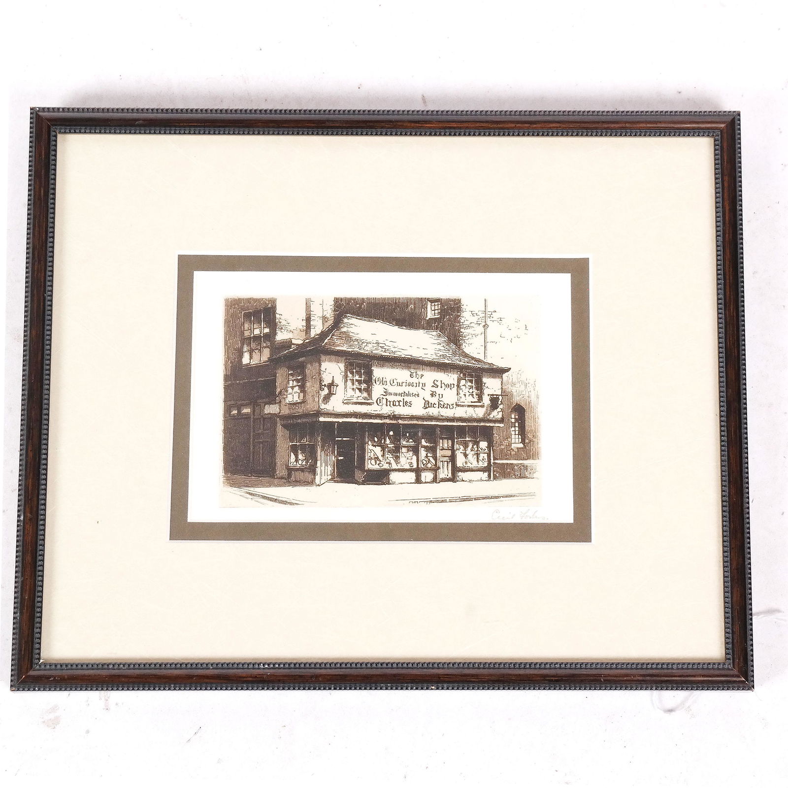 Cecil FORBES: "Carl Dickens Shop" - Etching (1 of 7)